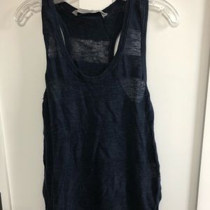 Athleta navy racerback tank, XS